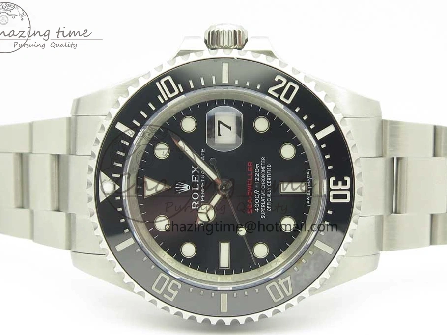 MiroTime 0226 Sea-Dweller 2017 Baselworld 126600 Noob 1:1 Best Edition 904L Steel Black Dial on SS Bracelet A2836 V Versatile 3312